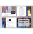 business templates for presentation slides vector image