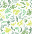 palm leaves pattern vector image vector image