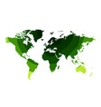 green waves world map background vector image