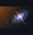 swirl spiral like galaxy vector image vector image