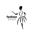 logo girls vector image