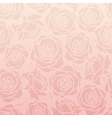 rose romantic pattern vector image vector image