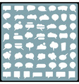 big collection of speech bubbles vector image