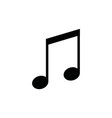music note sound icon flat vector image