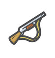 shotgun multiple weapon icon cartoon vector image vector image