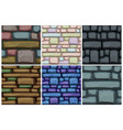 cobble stones seamless texture multicolored roads vector image