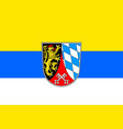 Flag of upper bavaria in bavaria germany Vector Image