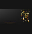 2023 happy new year banner vector image vector image
