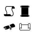 scrolls papers papyrus simple related vector image vector image