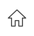 house icon design template isolated vector image vector image