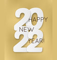 2022 happy new year hand drawn text lettering vector image vector image