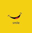 smile image logo template vector image