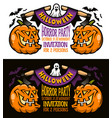 template halloween invitation vector image vector image
