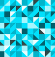 blue seamless triangle pattern vector image vector image