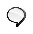 high detailed of speech bubble concept vector image