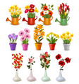 mega collection spring and summer colorful vector image