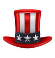 american uncle sam hat vector image
