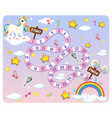 cute cartoon maze game template vector image