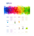 geometric design vector image