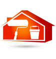 painting houses vector image