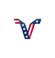 voting in united states 2020 vector image vector image
