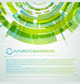 virtual interface futuristic concept vector image vector image
