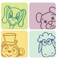 animals vector image