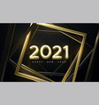 happy new 2021 year vector image vector image