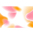 abstract 3d liquid colorful freeform shapes vector image vector image