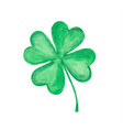 four leaf clover vector image