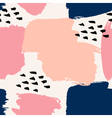 hand drawn abstract seamless pattern vector image
