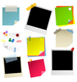 note papier sticker postit vector image