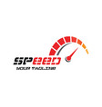 faster logo template icon design vector image vector image