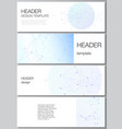 layout headers banner templates vector image vector image