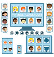 online class for home education vector image vector image