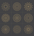 collection of design elements geometric shapes vector image