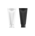 set tubes or container bottle for hygiene vector image