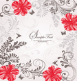 floral background vector image