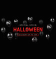 halloween sale design banner vector image