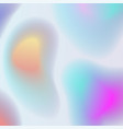holographic abstract background in pastel colors vector image
