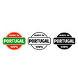 made in portugal icon portuguese quality vector image vector image