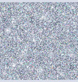 silver glitter seamless pattern with colored vector image vector image