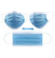 medical mask surgical virus and infection vector image vector image