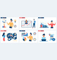 smm campaign and targeting social media marketing vector image vector image