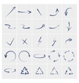 arrows set vector image vector image
