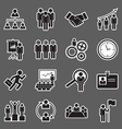 human resource icon vector image