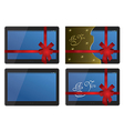 tablet set vector image vector image