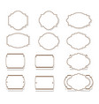 composition frames for background vector image vector image