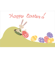 easter background vector image vector image