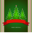 christmas card vector image vector image
